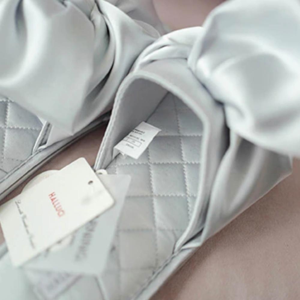 Women's Satin Slippers: image 4