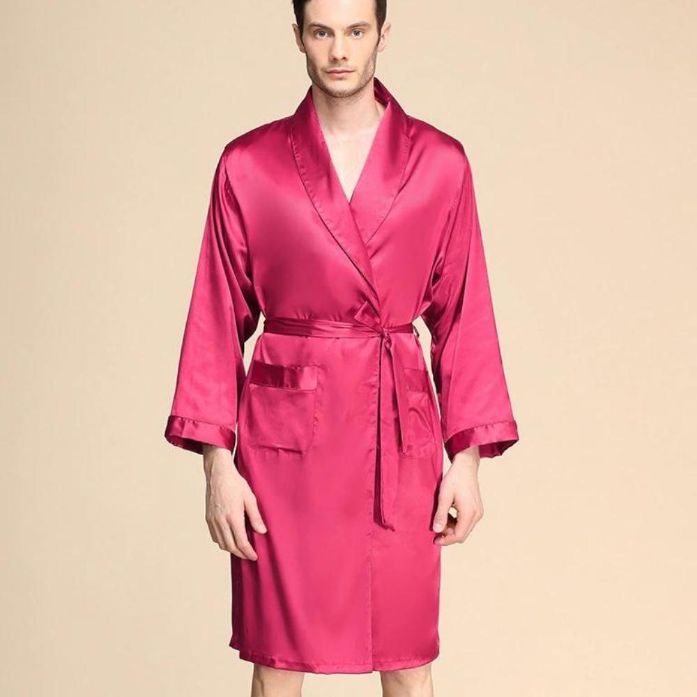Men's Satin Bathrobe: image 2