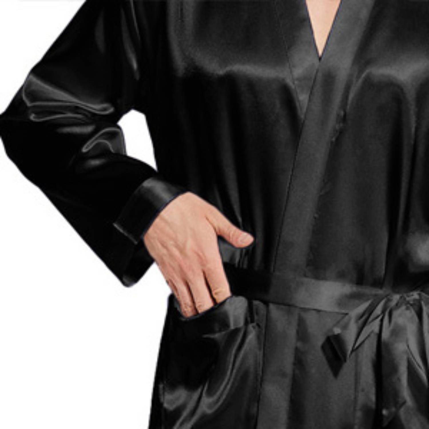 Men's Satin Bathrobe: image 6
