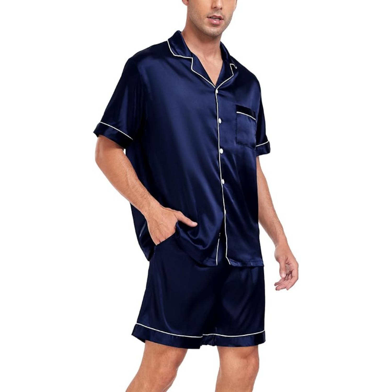 Men's Summer Satin Pyjamas: image 6