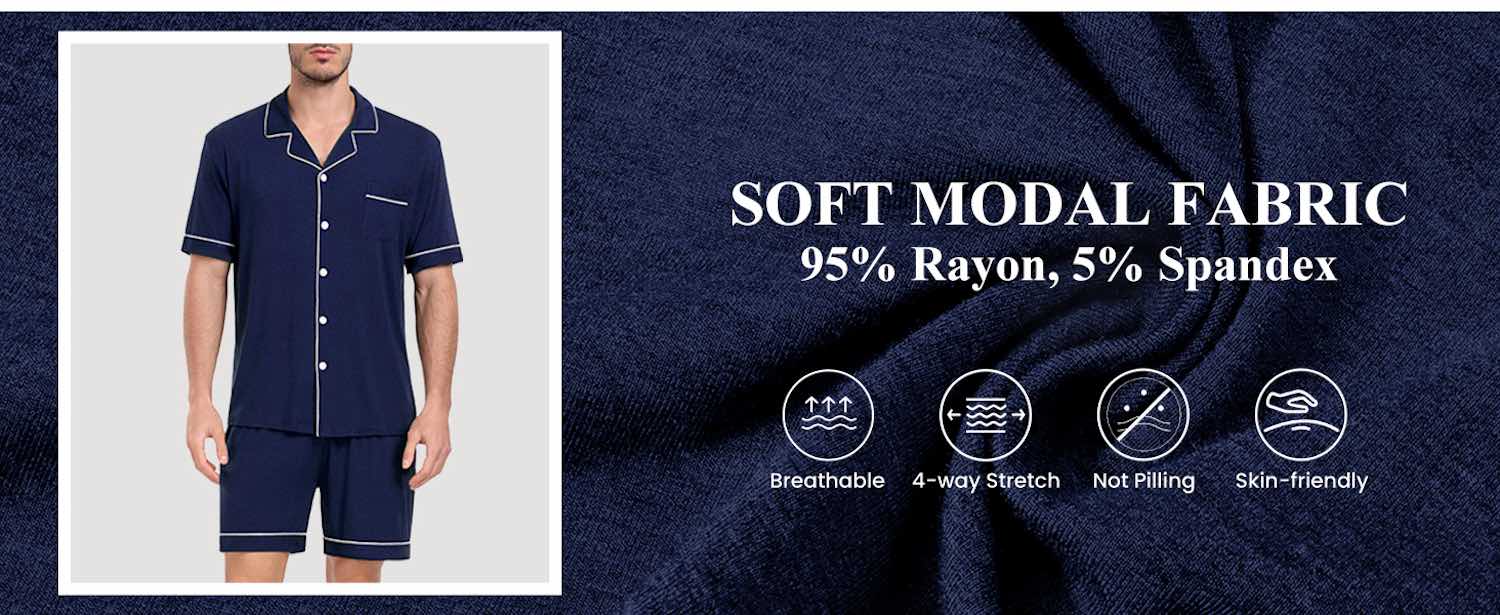 Men's Summer Satin Pyjamas: image 10