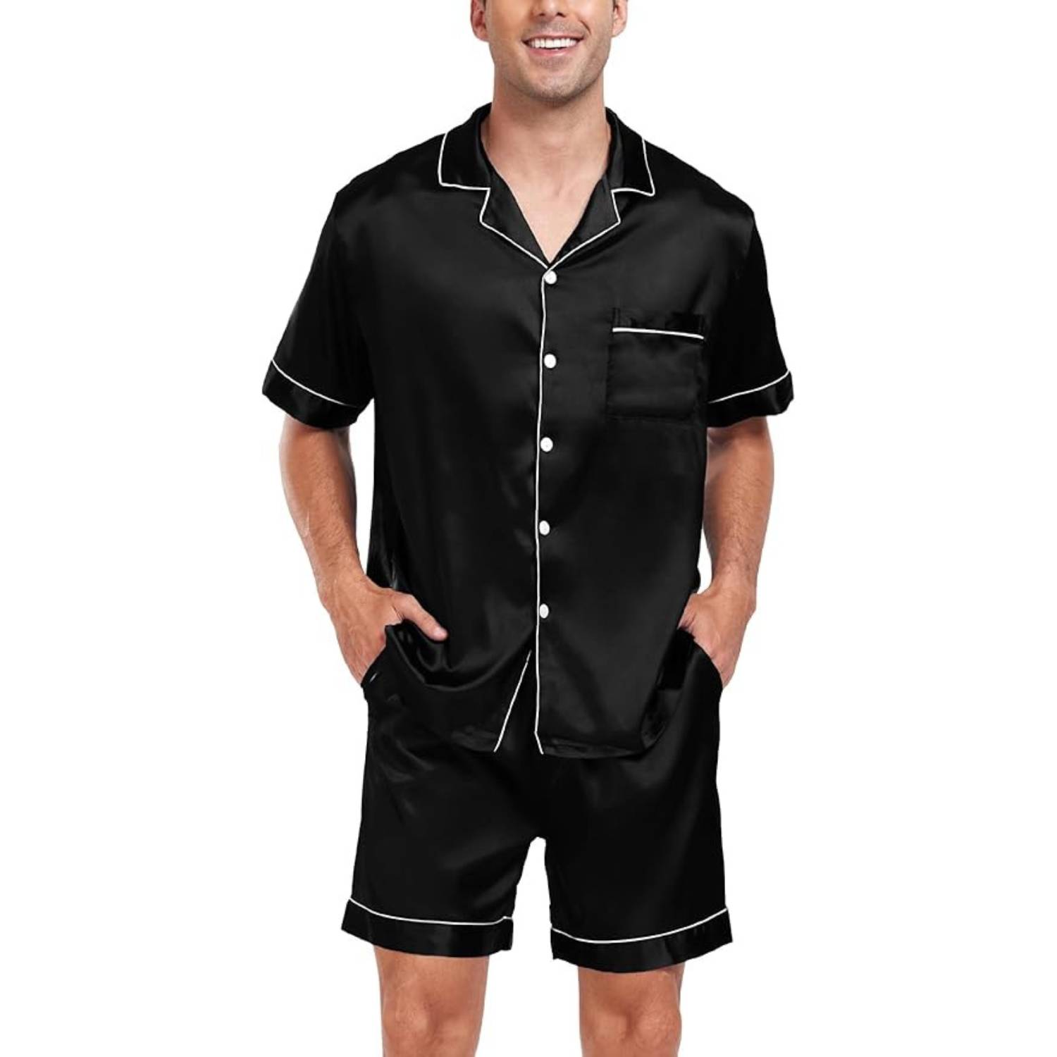 Men's Summer Satin Pyjamas