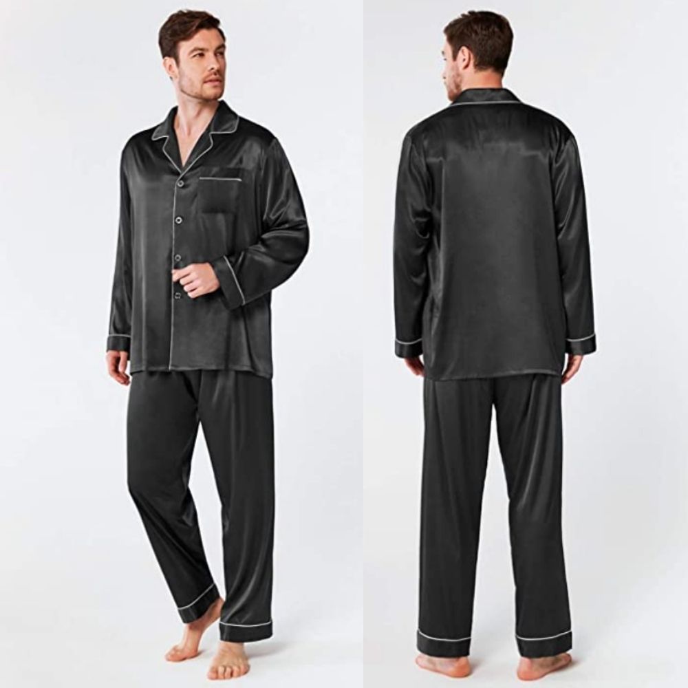 Men's Winter Satin Pyjamas: image 2