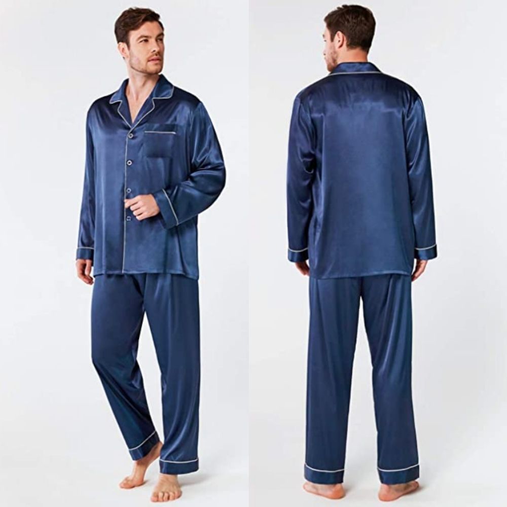 Men's Winter Satin Pyjamas: image 3