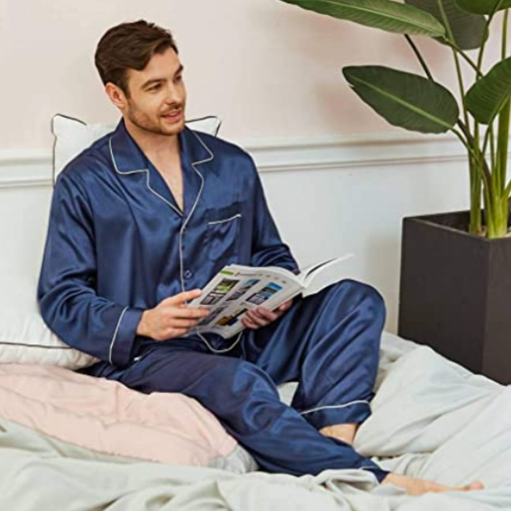 Men's Winter Satin Pyjamas: image 7