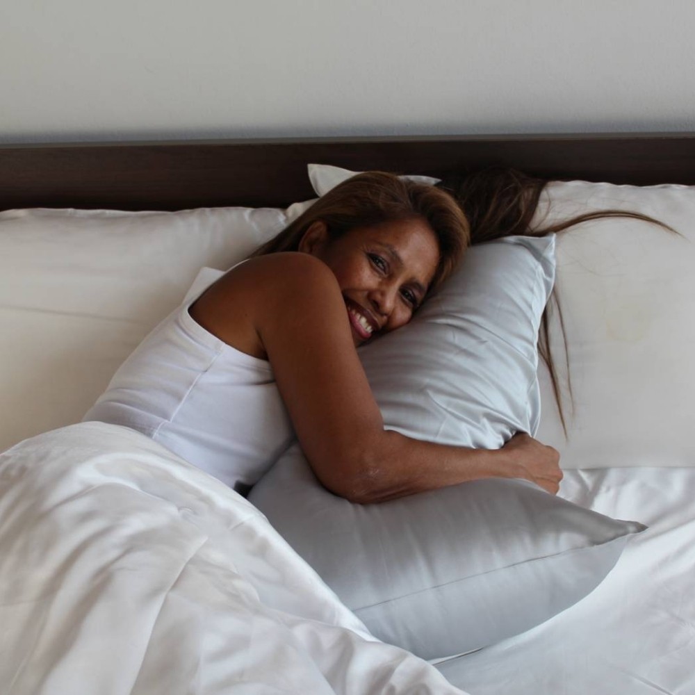 Mulberry Silk Silver Pillowcase