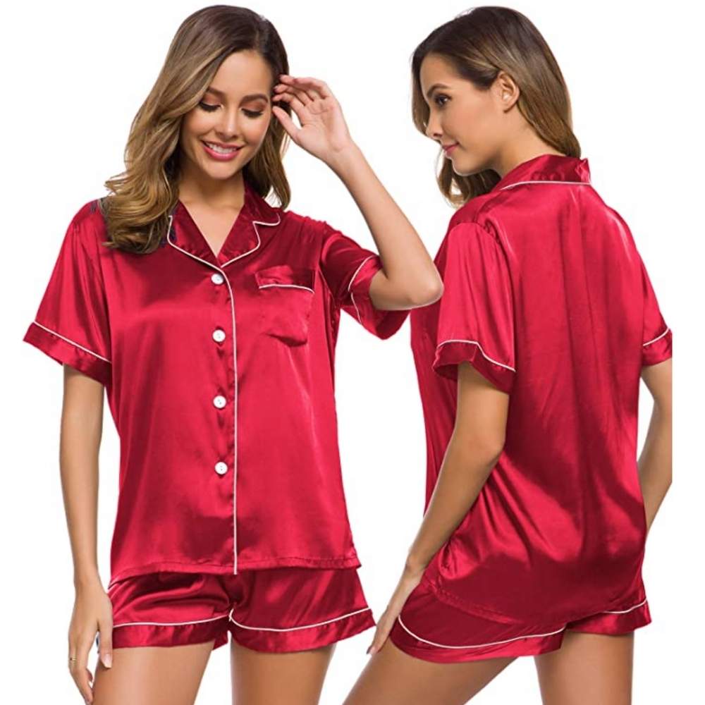 Women's Summer Satin Pyjamas: image 10