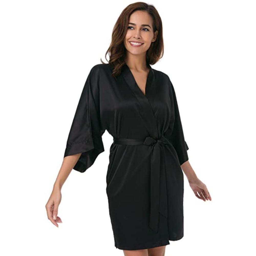 Women's Satin Bathrobe: image 2