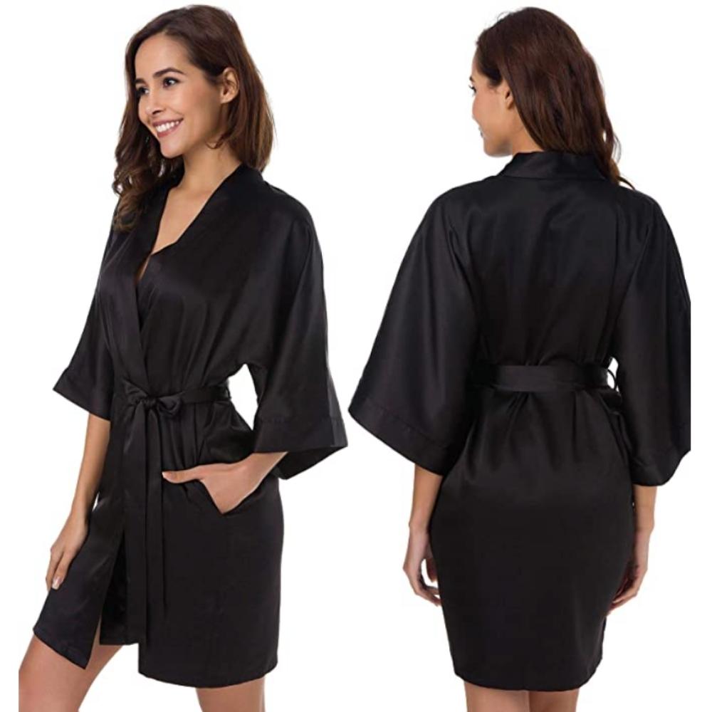 Women's Satin Bathrobe: image 3