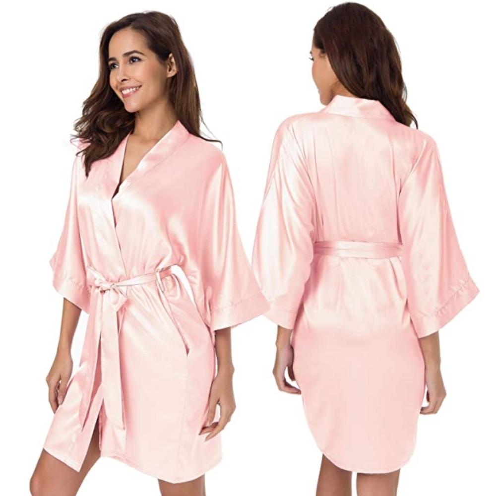 Women's Satin Bathrobe: image 8